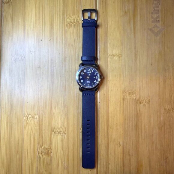 Timex Easy Reader Date Blue/Silver Men's Watch, 39mm - Picture 2 of 5